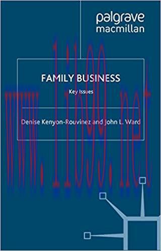 (PDF)Family Business: Key Issues (A Family Business Publication) 2005 Edition