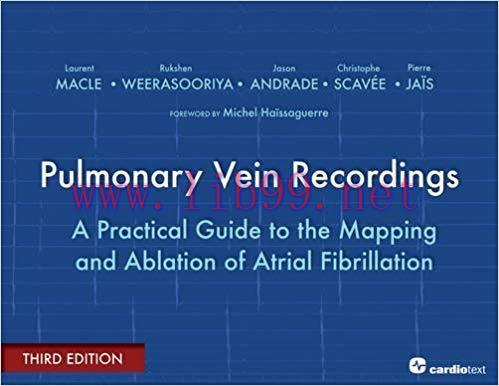 [PDF]Pulmonary Vein Recordings, 3rd Edition
