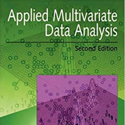 Applied Multivariate Data Analysis, 2nd Edition by Brian S. Everitt - 4_8=8AB@0B_@