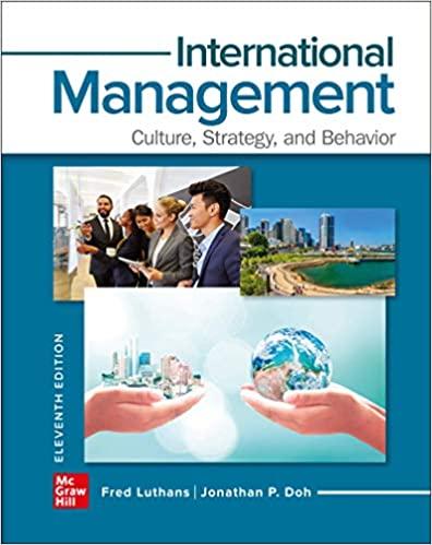 International Management Culture, Strategy, and Behavior 11th Edition