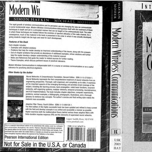 Modern Wireless Communications