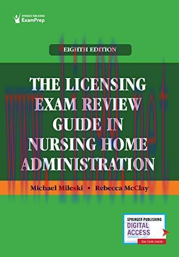 [AME]The Licensing Exam Review Guide in Nursing Home Administration, 8th Edition (Original PDF)