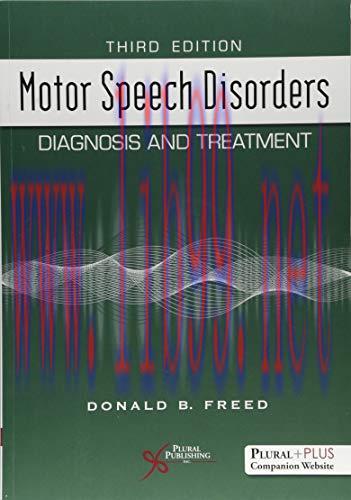 [AME]Motor Speech Disorders: Diagnosis and Treatment, Third Edition (Original PDF)