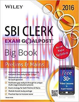 (PDF)Wiley&rsquo;s State Bank of India (SBI) Clerk Exam Goalpost Big Book: Prelims & Mains