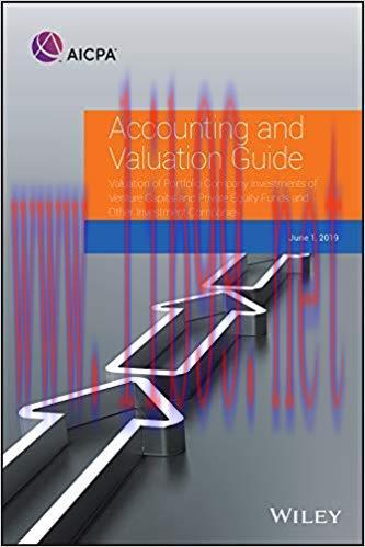 Accounting and Valuation Guide 1st Edition
