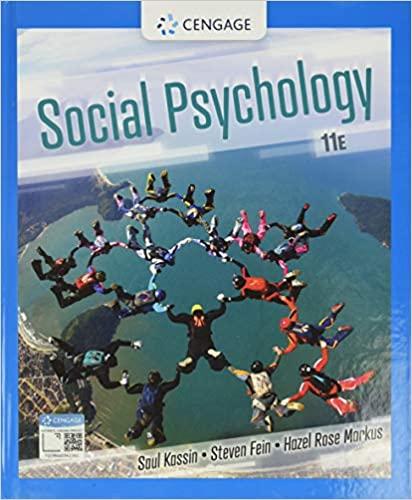 Social Psychology, Edition 11 [Saul Kassin]