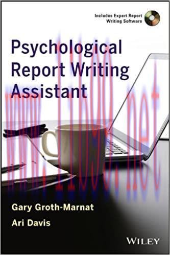 (PDF)Psychological Report Writing Assistant
