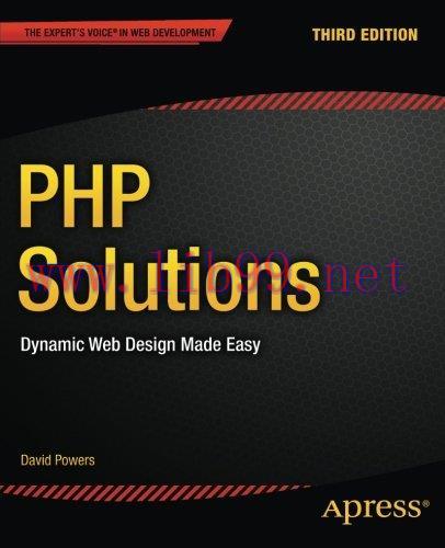 [FOX-Ebook]PHP Solutions: Dynamic Web Design Made Easy, 3rd Edition