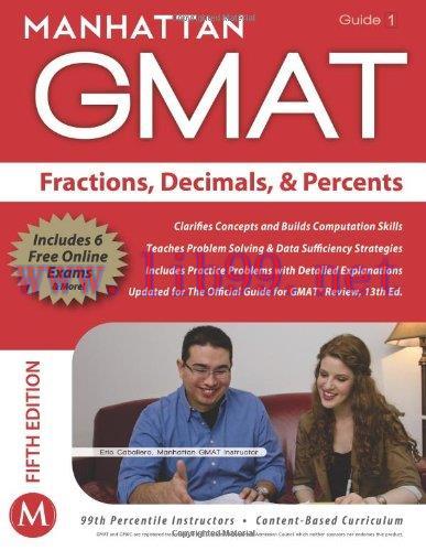 [FOX-Ebook]Algebra GMAT Strategy Guide, 5th Edition: Fractions, Decimals, Percents, Guide 1