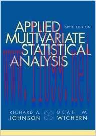 (PDF)Applied Multivariate Statistical Analysis 6th Edition by Richard A. Johnson
