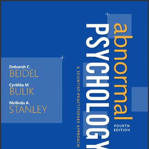 (PPT)Abnormal Psychology A Scientist-Practitioner Approach, 4th Edition.zip