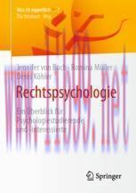 [PDF]Rechtspsychologie: Ein &Uuml;berblick f&uuml;r Psychologiestudierende und -interessierte