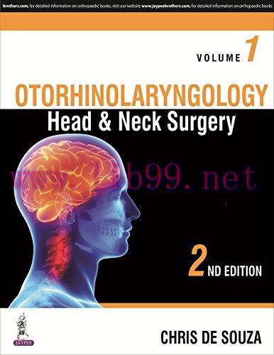 [AME]Otorhinolaryngology- Head & Neck Surgery: Two Volume Set, 2nd edition (Original PDF)