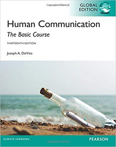 (Test Bank)Human Communication The Basic Course,13th Global Edition.zip