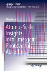 [PDF]Atomic-Scale Insights into Emergent Photovoltaic Absorbers
