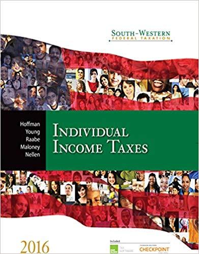 (Solution Manual-Appendix E)South-Western Federal Taxation 2016 Individual Income Taxes.zip