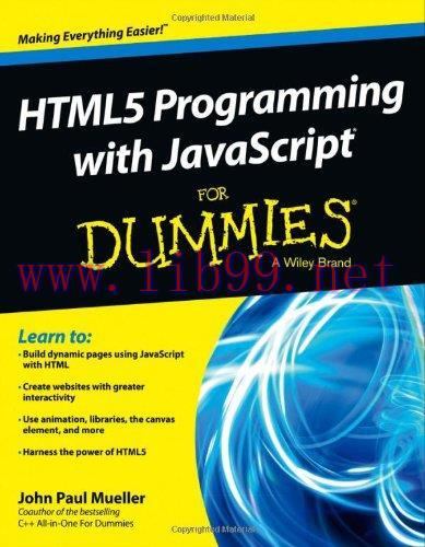 [FOX-Ebook]HTML5 Programming with JavaScript For Dummies