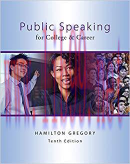 Public Speaking for College & Career 10th Edition,