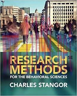 (PDF)Research Methods for the Behavioral Sciences 5th Edition