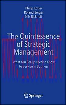 (PDF)The Quintessence of Strategic Management: What You Really Need to Know to Survive in Busin...
