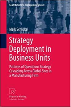 (PDF)Strategy Deployment in Business Units Patterns of Operations Strategy Cascading Across Glo...