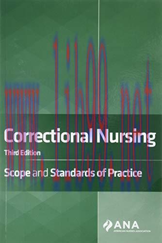 [AME]Correctional Nursing: Scope and Standards of Practice, Third Edition (Original PDF)