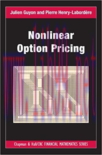 (PDF)Nonlinear Option Pricing (Chapman and Hall/CRC Financial Mathematics Series) 1st Edition