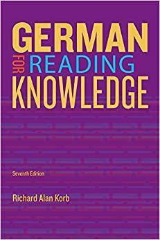 (PDF)German for Reading Knowledge (World Languages)
