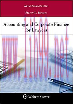 (PDF)Accounting and Corporate Finance for Lawyers (Aspen Coursebook Series)