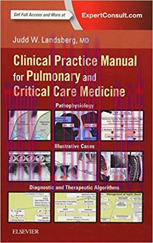 [PDF]Clinical Practice Manual for Pulmonary and Critical Care Medicine 1st Edition