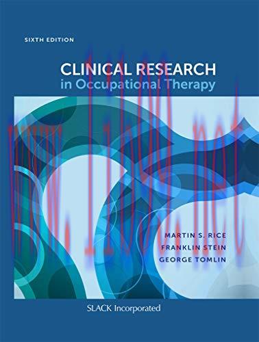 [AME]Clinical Research in Occupational Therapy, Sixth Edition (EPUB)