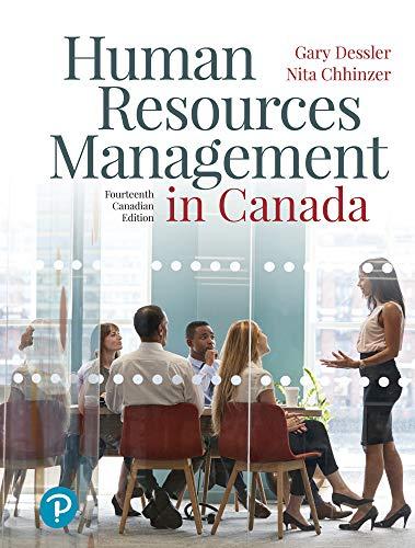 Human Resources Management in Canada 14th Canadian Edition [Gary Dessler]