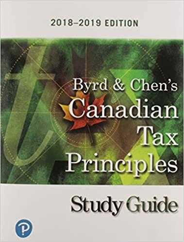 (PPT)Study Guide for Canadian Tax Principles 2018-2019 Canada; 1th Edition by&nbsp;Clarence Byrd&nbsp;.zi...