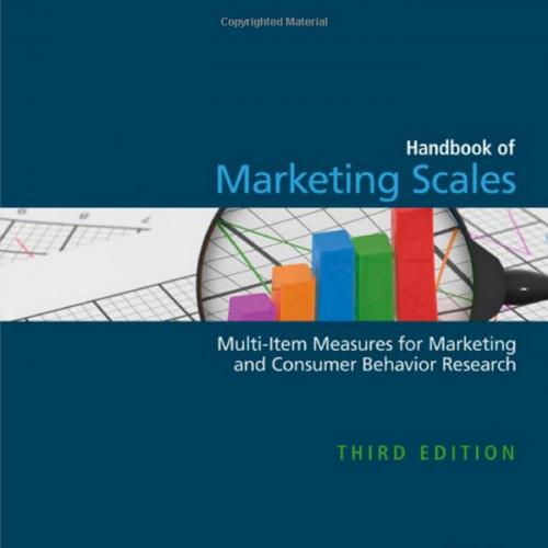 Handbook of Marketing Scales Multi-Item Measures 3rd Edition