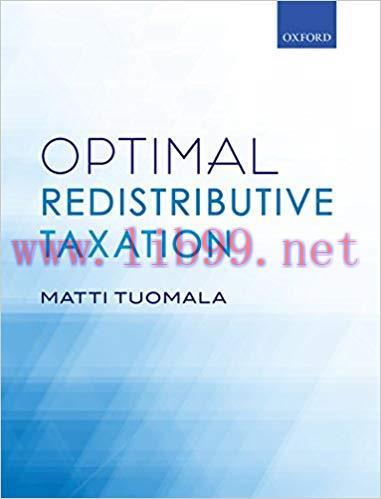 (PDF)Optimal Redistributive Taxation 1st Edition