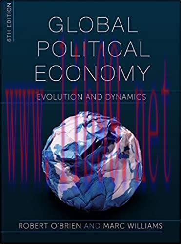 (PDF)Global Political Economy: Evolution and Dynamics