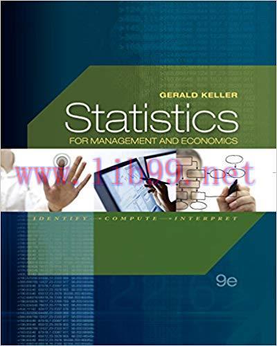(PDF)Statistics for Management and Economics 9th Edition