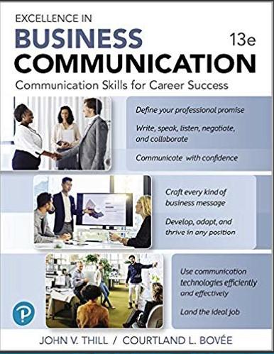 （IM）Excellence in Business Communication 13th By John V. Thill.zip
