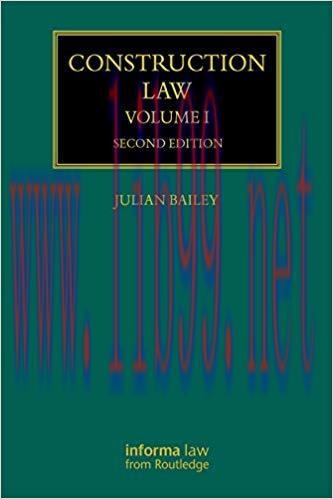 [PDF]Construction Law (Construction Practice Series) 2nd Edition Volume 1