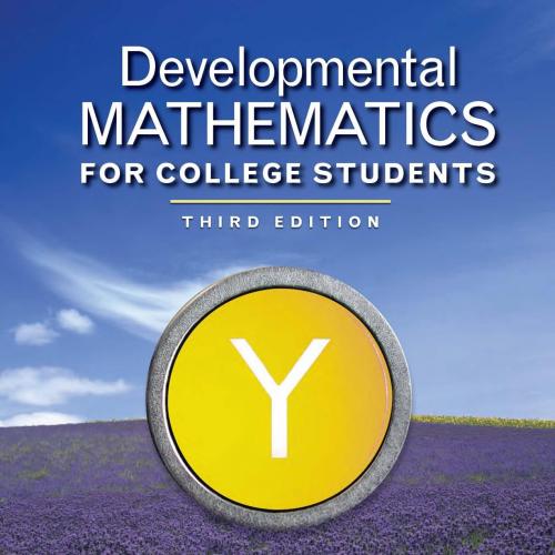 Developmental Mathematics for College Students Third Edition - mac