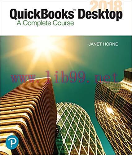 (PDF)QuickBooks Desktop 2018: A Complete Course 17th Edition