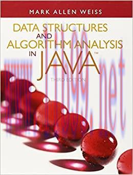 (PDF)Data Structures and Algorithm Analysis in Java (3rd Edition)