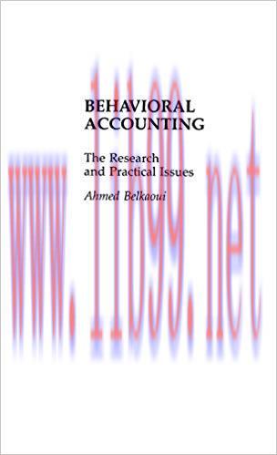 (PDF)Behavioral Accounting: The Research and Practical Issues