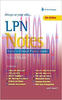 (PDF)LPN Notes Nurse&rsquo;s Clinical Pocket Guide 4th Edition