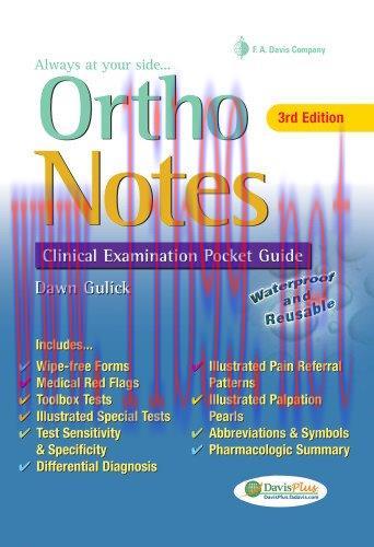 [AME]Ortho Notes Clinical Examination Pocket Guide, 3rd Edition (Davis's Notes)