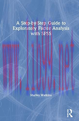 [FOX-Ebook]A Step-by-Step Guide to Exploratory Factor Analysis with SPSS