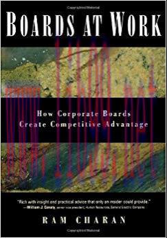 (PDF)Boards At Work: How Corporate Boards Create Competitive Advantage (J-B US non-Franchise Le...