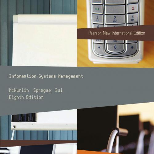 Information Systems Management 8th - McNurlin Sprague Bui