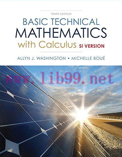 [FOX-Ebook]Basic Technical Mathematics with Calculus, SI Version, 10th Edition
