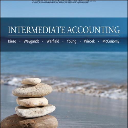 Intermediate Accounting, 10th Canadian Edition, Volume 1
